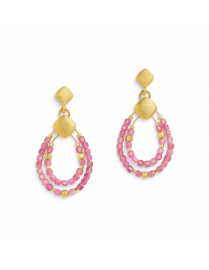 Pendiente "Cuseva" Turmalina Rosa