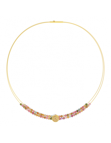 Collar "Spiral" Turmalinas Color