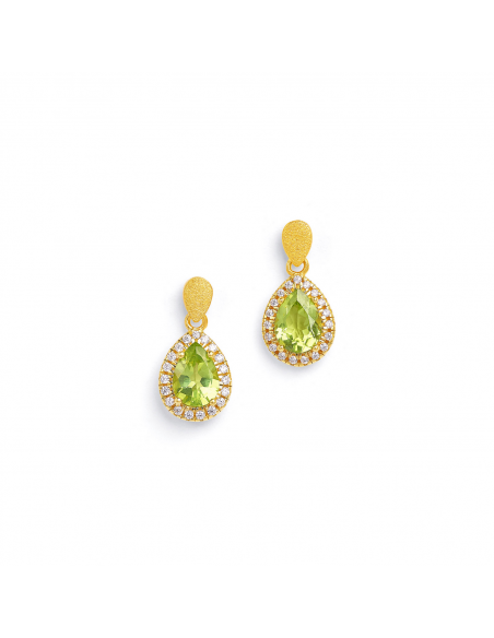 "Antoinette" Peridot Earrings