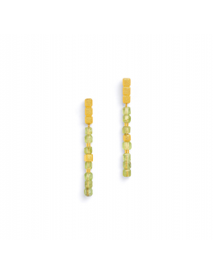 Pendientes "Cuseni" Peridoto