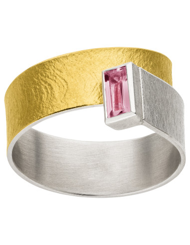 Anillo Turmalina Rectangulo