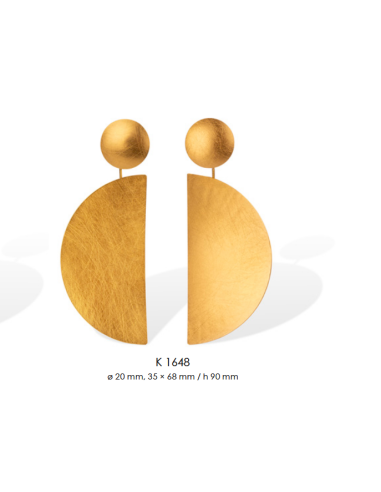 Pendientes Media Luna Grandes