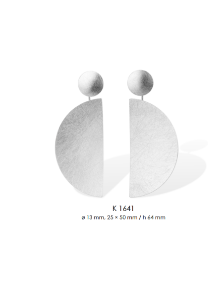 Pendientes Media luna Medianos