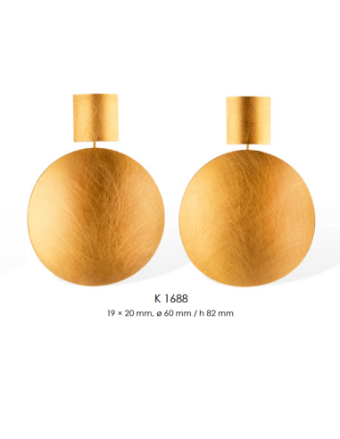 Pendientes Luna LLena Grandes