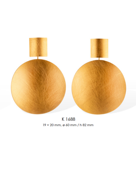 Pendientes Luna LLena Grandes