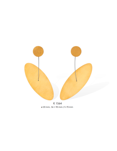 Pendientes Oval Grande