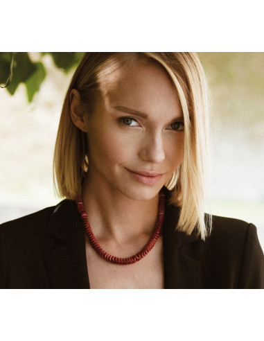 Collar Plata Roja