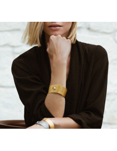 Gold Wave Bracelet 2
