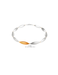 Collar Hojas Bicolor