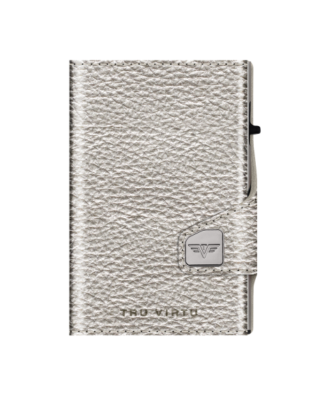 Click & Slide Wallet Silver Metallic/Silver