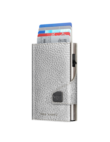 Click & Slide Wallet Silver Metallic/Silver