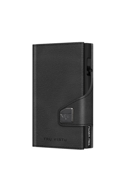 CLICK & SLIDE Nappa Black/Black Wallet