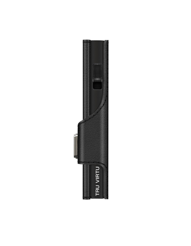 CLICK & SLIDE Nappa Black/Black Wallet