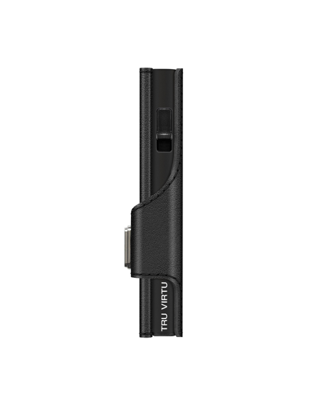 CLICK & SLIDE Nappa Black/Black Wallet
