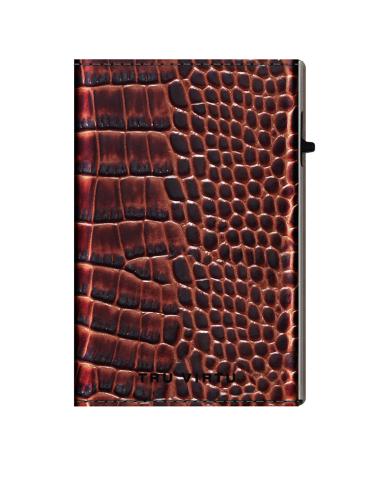 CLICK & SLIDE Sleek Purse Croco...