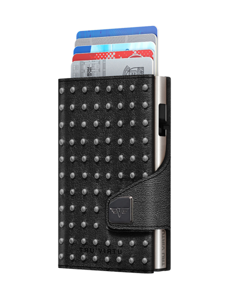 CLICK & SLIDE Punk Silver/Silver Wallet