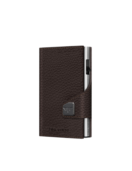 C&S Pebble Wallet Brown/Silver