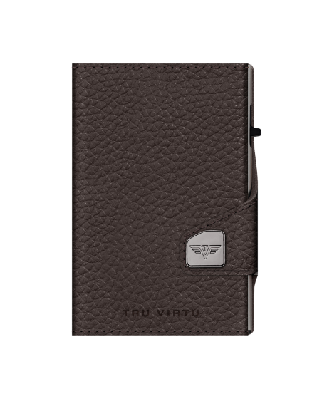 C&S Pebble Wallet Brown/Silver