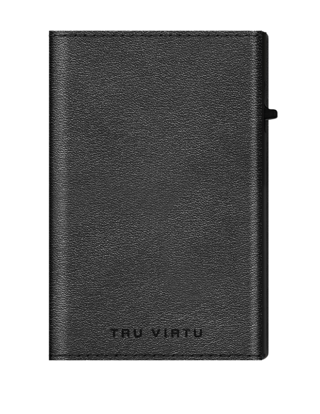 CLICK & SLIDE Sleek Nappa Black/Black Wallet