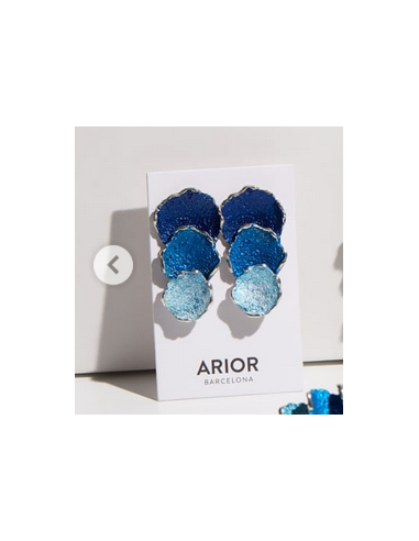 PENDIENTES ATLAS AZULES