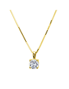 Diamond Pendant with 4 Prongs