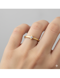 Sandra solitare ring 2