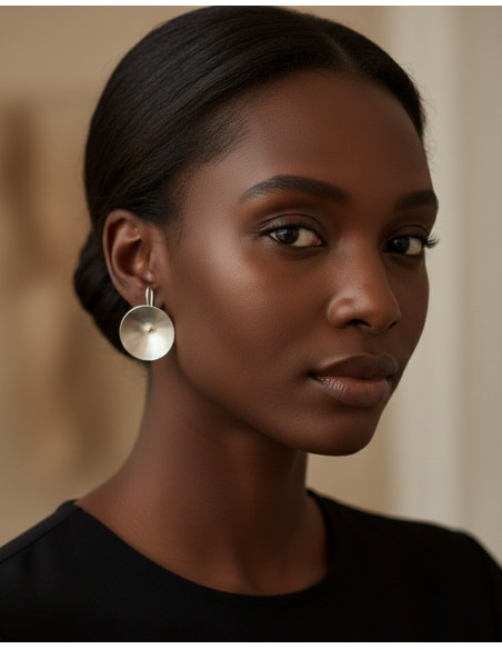 Tibetan bowls earrings