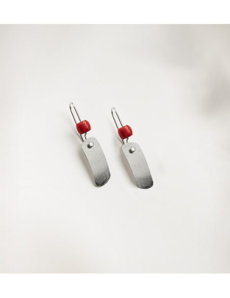 Pendientes Posidonia Coral