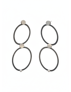 Pendientes Circulos Perla