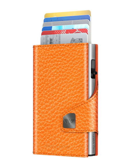 Purse C&S Pebble Orange/Silver