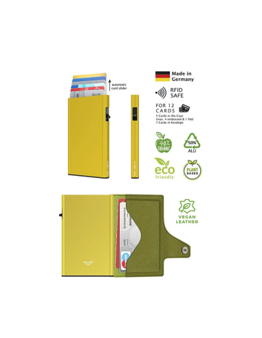 Purse C&S Vegan Bio Lorkapple Green/Gold