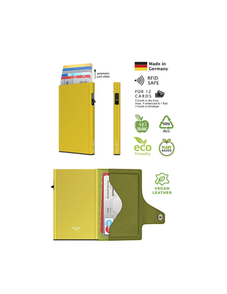 Purse C&S Vegan Bio Lorkapple Green/Gold