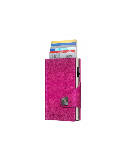 Monedero C&S Pebble Fuchsia/Silver