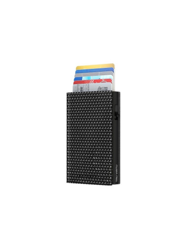 Click & Slide Wallet Sleek Diag. Carbon Black/Black