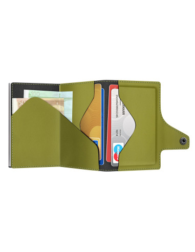 Monedero C&S Vegan Bio Wine Green/Silver