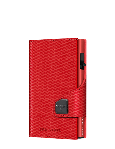 Wallet C&S Coin Pocket Rhombus Coral/Red