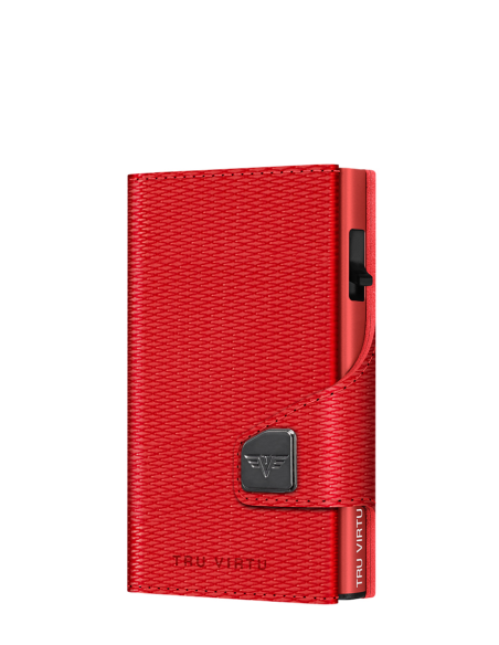 Wallet C&S Coin Pocket Rhombus Coral/Red