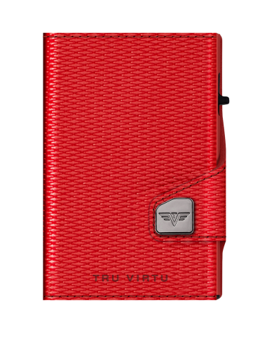 Wallet C&S Coin Pocket Rhombus Coral/Red