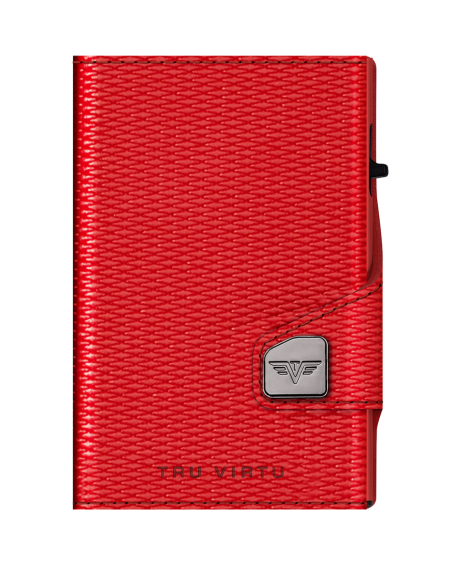 Wallet C&S Coin Pocket Rhombus Coral/Red