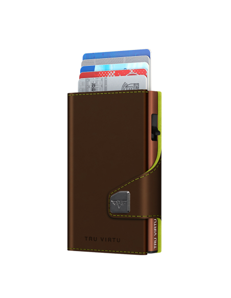 Monedero C&S Vegan Bio Apple Brown-Green/Brown