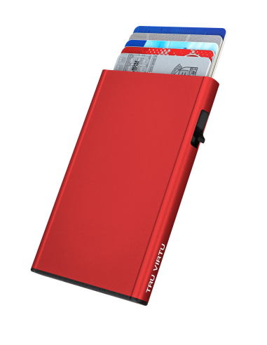 Card Case Etui CLICK & SLIDE Red