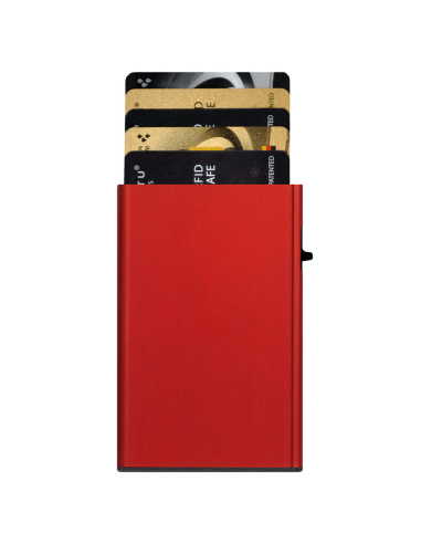 Card Case Etui CLICK & SLIDE Red