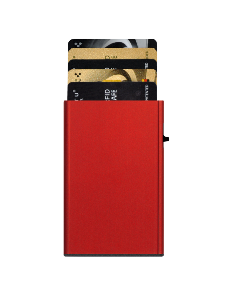 Card Case Etui CLICK & SLIDE Red