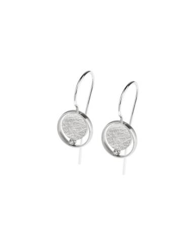 Pendientes circulo diamantes