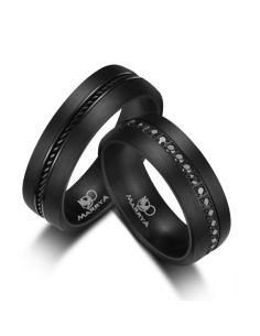 Carbon and Steel Wedding Bands 2