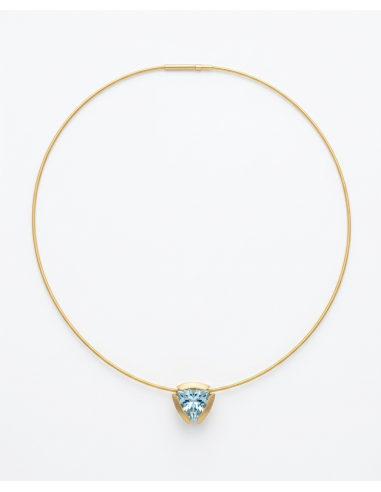 Topaz Triangle Pendant