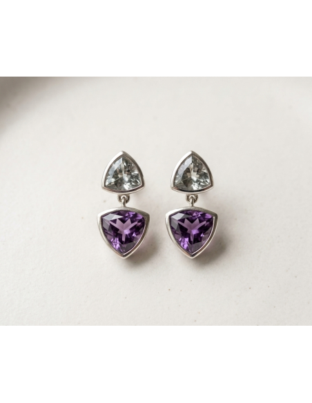 Amathyst earrings