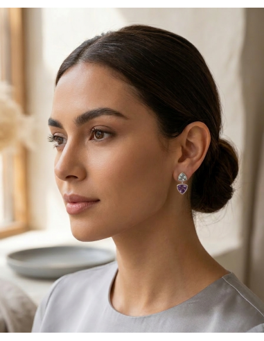 Amathyst earrings