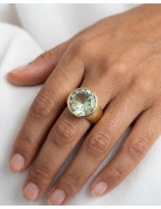 Anillo Amatista Verde 2