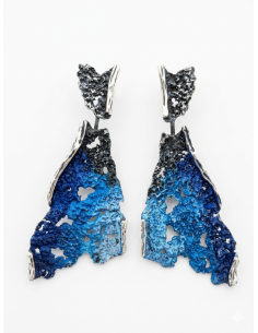 Earrings Intenzza Blue Long large